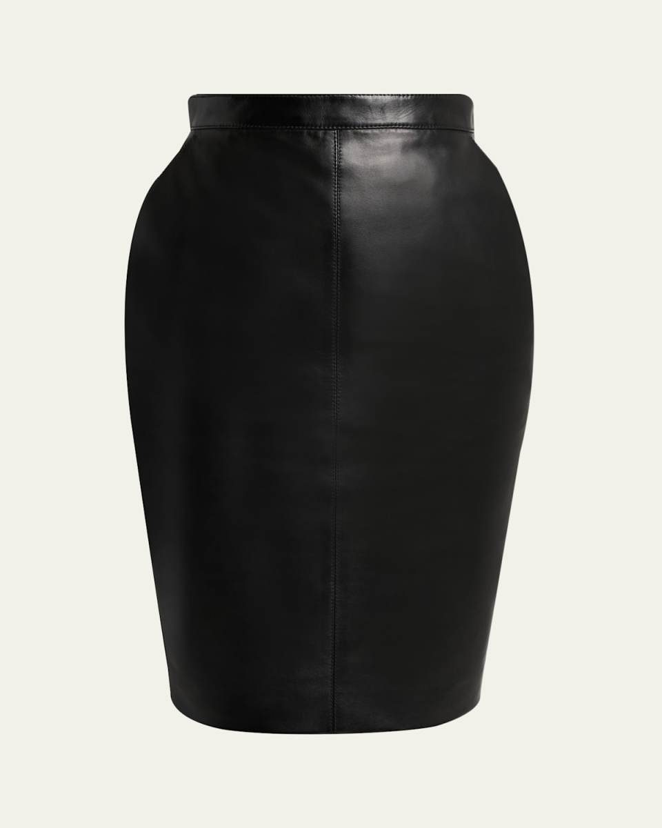 Leather Pencil Skirt